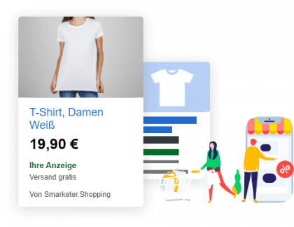 Google Shopping Anzeige von der Google AdWords Agentur Smarketer