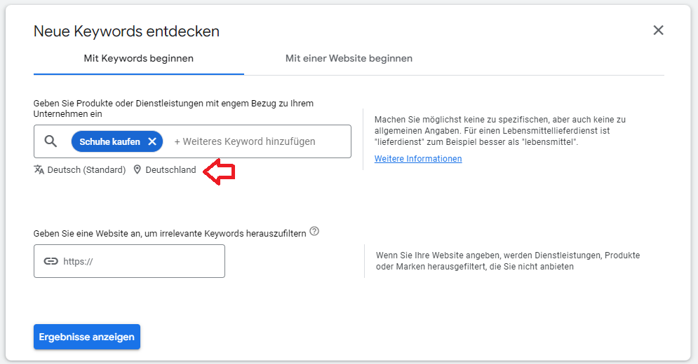 Google Keyword Planer How To Anleitung mit Tipps