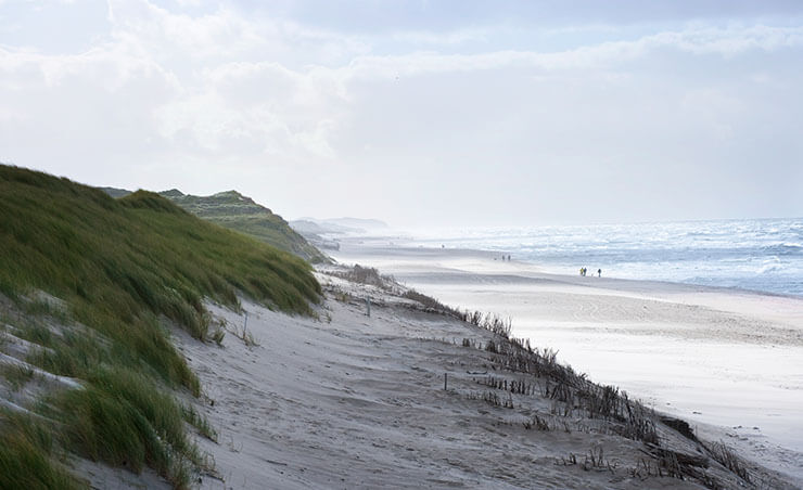 Sylt mit Sanddünen